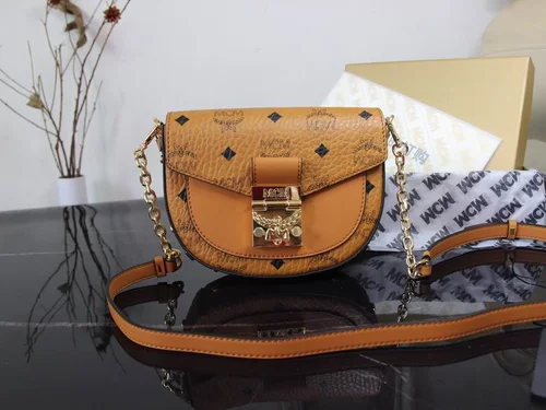 MCM Original Saddle Bag Authentic Visetos Canvas