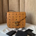 MCM Original Saddle Bag Authentic Visetos Canvas