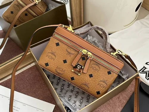 MCM Original Makeup Cosmetic Bag List Authentic Visetos