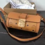 11 MCM Round Bag Small Women Luxury Visetos Coated Canvas