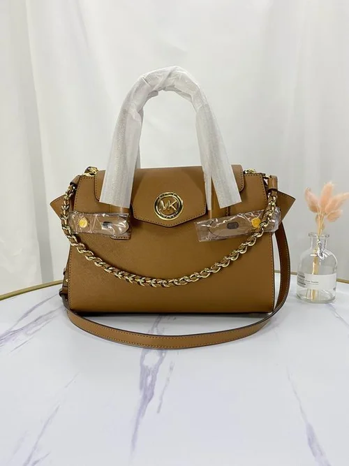 11 Michael Kors New Carmen Medium Flap Bag Women Luxury Leather