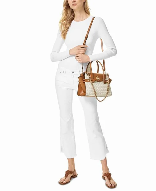 11 Michael Kors New Carmen Medium Flap Bag Women Luxury Leather