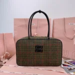 Miu Miu Original Bowling Bag Authentic Matelasse Luxury