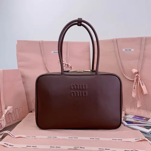 Miu Miu Original Bowling Bag Authentic Matelasse Luxury