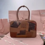 Miu Miu Original Bowling Bag Authentic Matelasse Luxury
