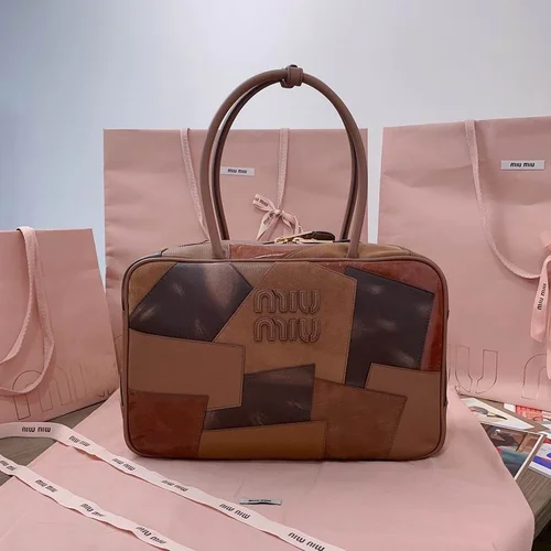 Miu Miu Original Bowling Bag Authentic Matelasse Luxury