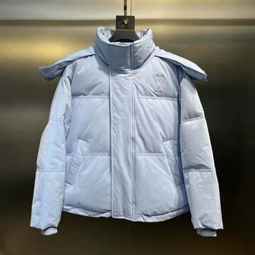 Ami Down Jacket Casual Men's Puffer Sizes XXS-L