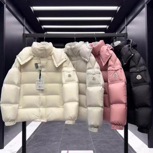 Moncler Down Jacket Luxury Unisex Puffer Sizes 1-6