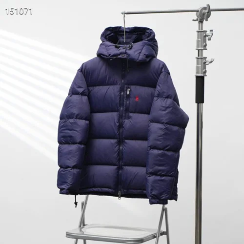 Polo Down Jacket Casual Men's Puffer Sizes S-2XL