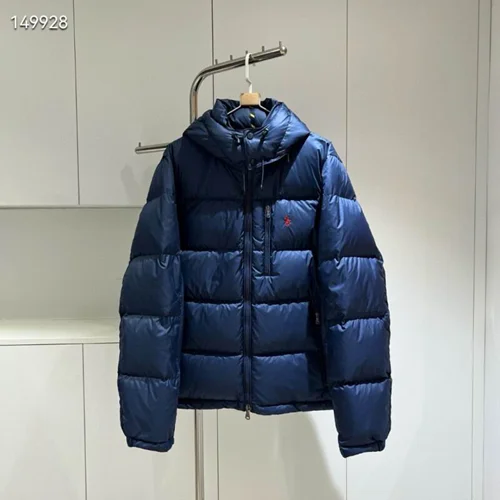 Polo Down Jacket Casual Men's Puffer Sizes S-2XL