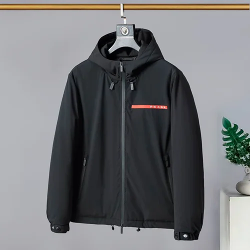 Prada Down Jacket Luxury Men's Puffer Sizes M-2XL