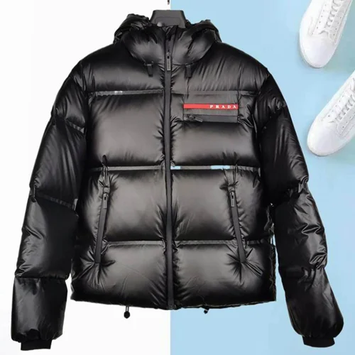Prada Down Jacket Luxury Men's Puffer Sizes M-3XL
