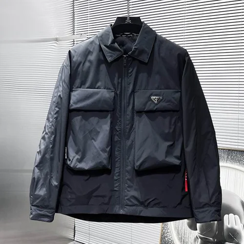 Prada Down Jacket Luxury Men's Puffer Sizes M-3XL