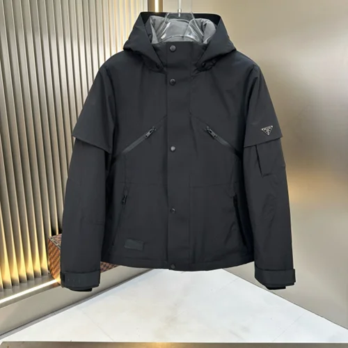 Prada Down Jacket Luxury Men's Puffer Sizes M-3XL