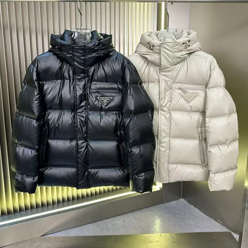 Prada Down Jacket Luxury Men's Puffer Sizes M-3XL