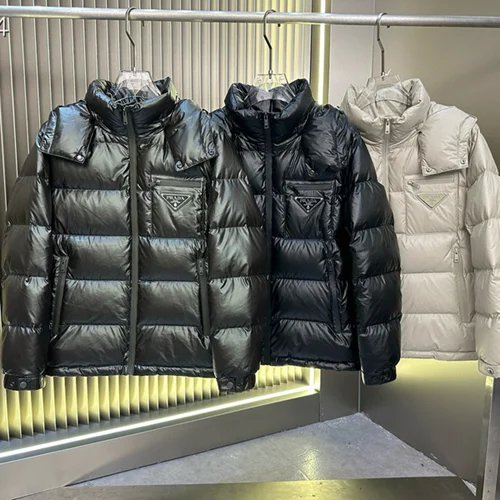 Prada Down Jacket Luxury Men's Puffer Sizes M-3XL