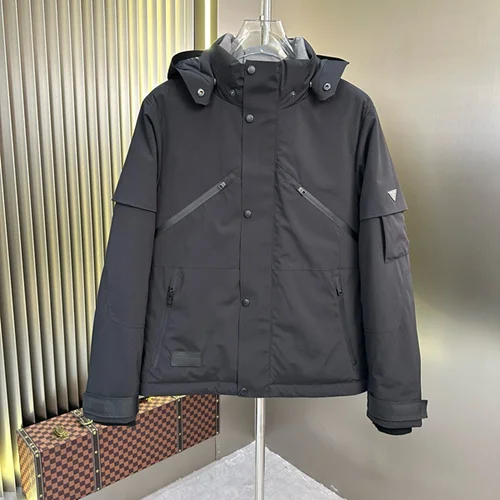 Prada Down Jacket Luxury Men's Puffer Sizes M-3XL