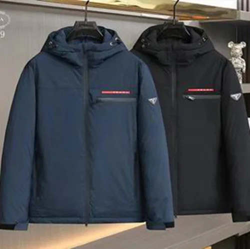 Prada Down Jacket Luxury Men's Puffer Sizes M-3XL