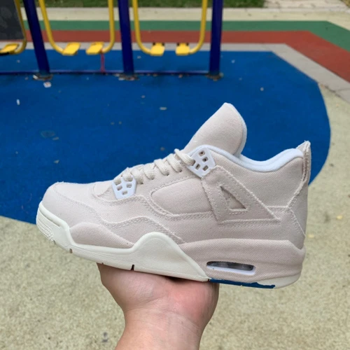 Air Jordan 4 WMNS Canvas Beige DQ4909-100