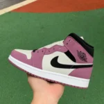 Air Jordan 1 Mid Berry Pink Sneakers DC7267-500