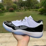 Air Jordan 11 Low Concord Black White Basketball Shoes 528895-153