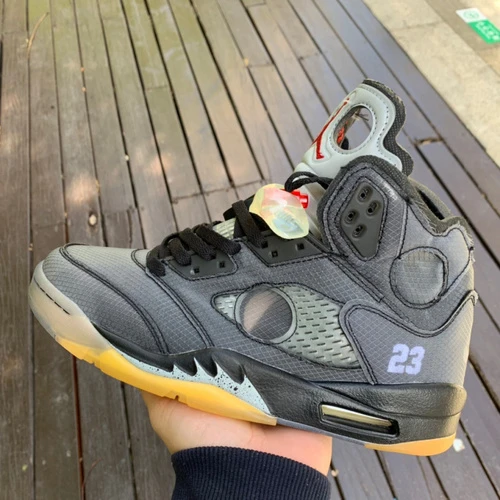 Off-White x Air Jordan 5 Black CT8480-001