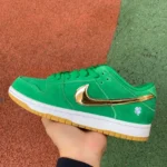Nike SB Dunk Low St. Patrick's Day Green Suede BQ6817-303