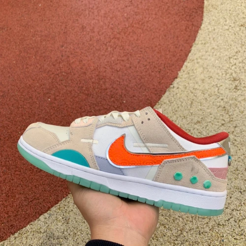 Nike Dunk Scrap CNY Jade White Orange Blue DQ4975-181