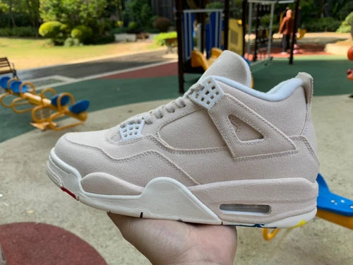 Air Jordan 4 WMNS Canvas Beige DQ4909-100