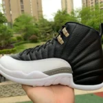 Air Jordan 12 Playoffs Black White Sneakers CT8013-006