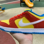Nike SB Dunk Low Bart Simpson Yellow Orange Blue BQ6817-602