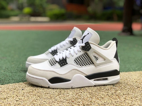Air Jordan 4 Retro White Cement Black White Gray DH6927-111