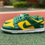 Nike Dunk Low Brazil Heart Green Yellow DO7412-983