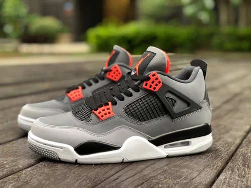 Air Jordan 4 Retro Infrared Black Gray Red DH6927-061