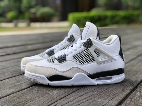 Air Jordan 4 Retro White Cement Black White Gray DH6927-111