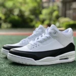Air Jordan 3 x Fragment White Black Pure Version DA3595-100