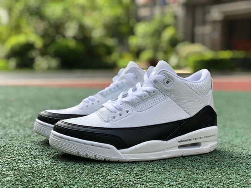 Air Jordan 3 x Fragment White Black Pure Version DA3595-100