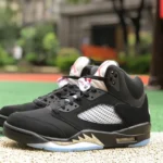 Air Jordan 5 OG Metallic Black AJ5 Black Silver 845035-003