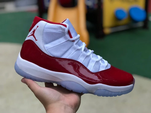 Air Jordan 11 Cherry White Red Basketball Shoes CT8012-116