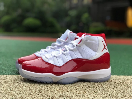 Air Jordan 11 Cherry White Red Basketball Shoes CT8012-116