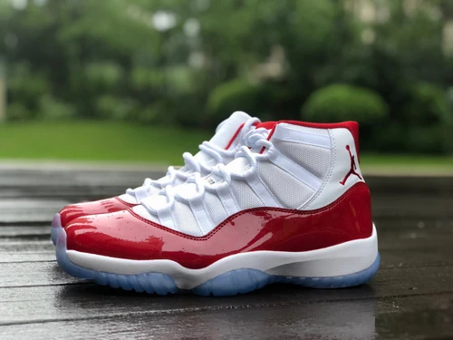 Air Jordan 11 Cherry White Red Basketball Shoes CT8012-116