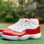 Air Jordan 11 Cherry White Red Basketball Shoes CT8012-116