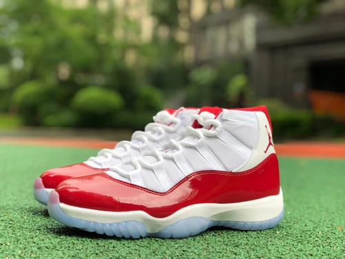 Air Jordan 11 Cherry White Red Basketball Shoes CT8012-116
