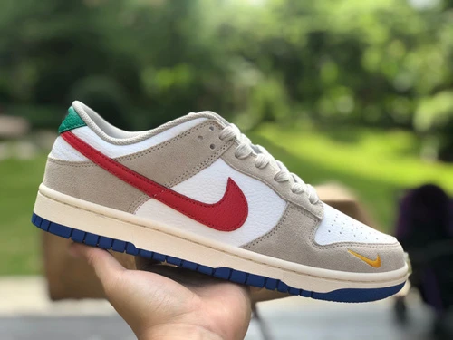 Nike Dunk Low Light Iron Ore White Sand Red DV3497-001