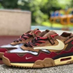 Nike Air Max 1 x Clot Kiss of Death 2.0 Khaki Red DD1870-200