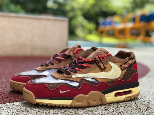 Nike Air Max 1 x Clot Kiss of Death 2.0 Khaki Red DD1870-200