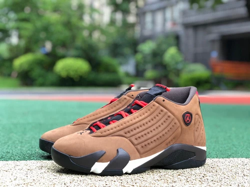 Air Jordan 14 Terracotta Brown Black Sneakers DO9406-200
