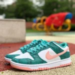 Nike Dunk Low Snake Skin White Green Pink DR8577-300