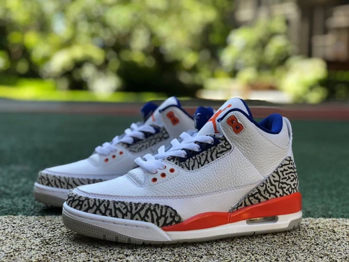 Air Jordan 3 Knicks Blue Orange 136064-148