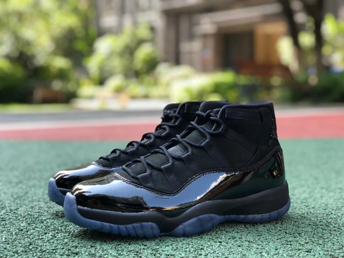 Air Jordan 11 Gamma Black Basketball Shoes 378037-005